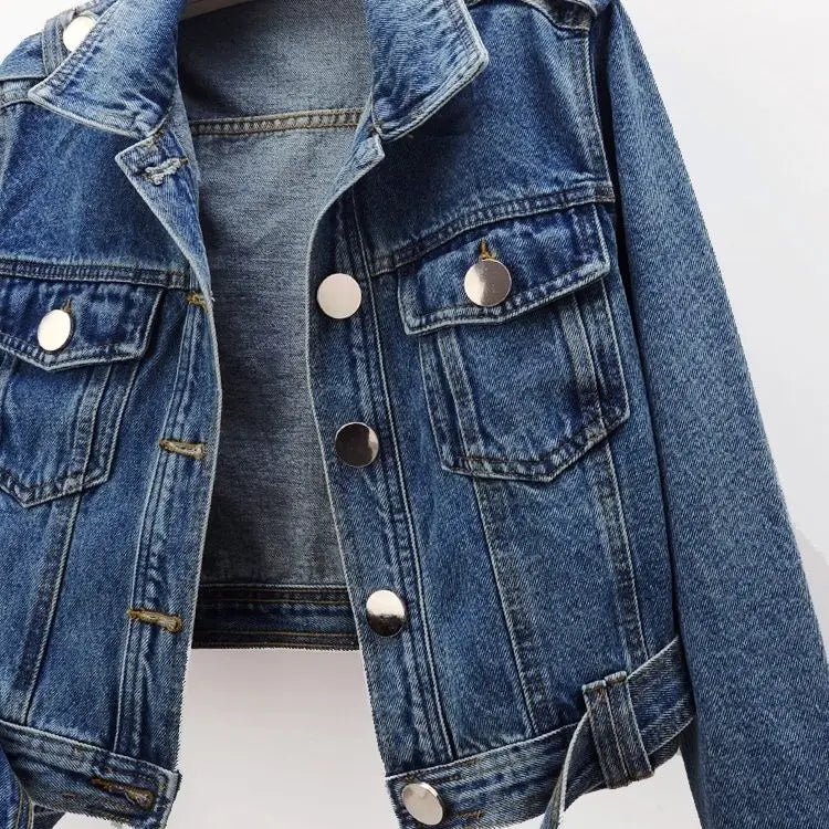 2020 spring summer autumn new women fashion casual Denim Jacket woman female OL streetwear Aq29