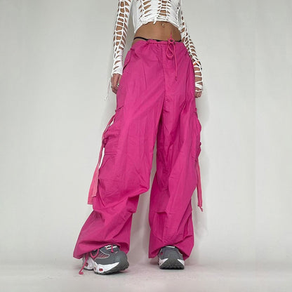 Pantalon Cargo Y2K pour femme, Baggy, Streetwear d'automne, surdimensionné, style féerique, Vintage, décontracté, ample, survêtement 