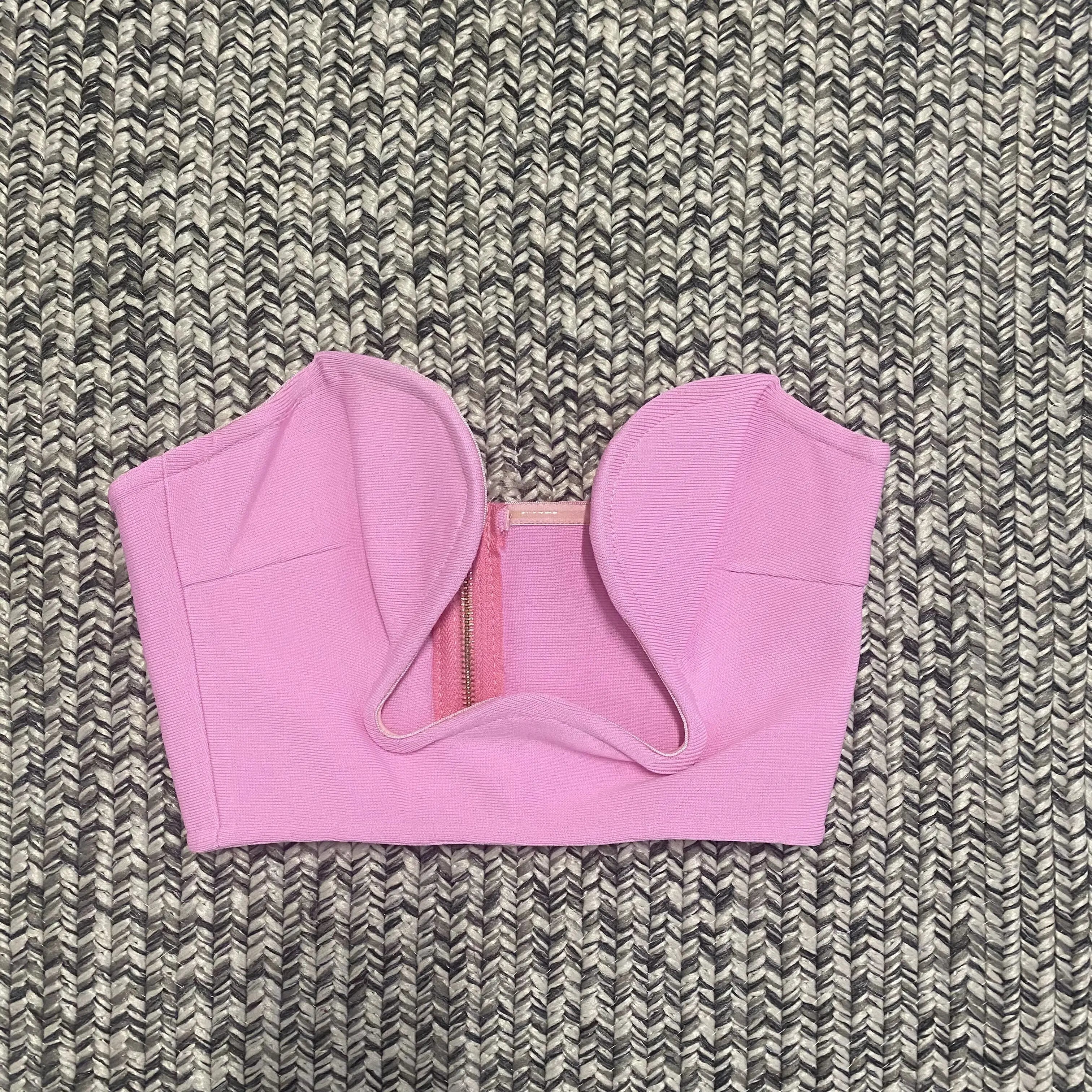 New Summer Black White Fashion Off the Shoulder Tops Sexy Bandage Strapless Short Tops Tank High Quality