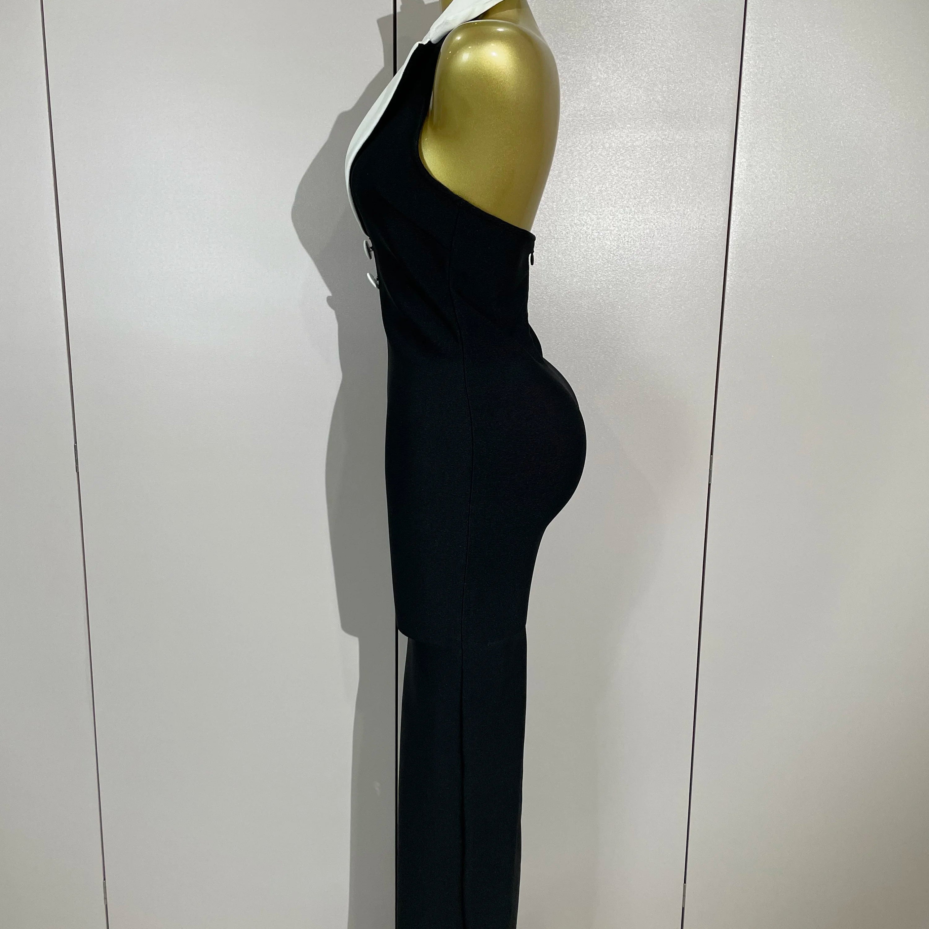 Women Sexy Halter Backless Sleeveless Bodycon Maxi Dress Celebrity Elegant Gown Club Birthday Evening Party Wedding Dresses