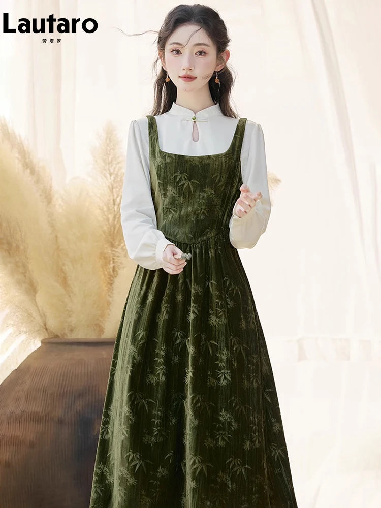 Lautaro Summer Long Colorful Soft Velvet Dresses Woman HIgh Waist Elegant Luxury Designer Clothes Spaghetti Strap Dress 2025 Colorful