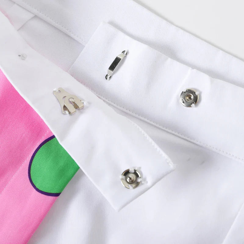 Uoozee New Female Multi-Colored Floral Printed Wide Leg Pants Spring Summer Fashion Small Fresh Casual Trousers Bottoms