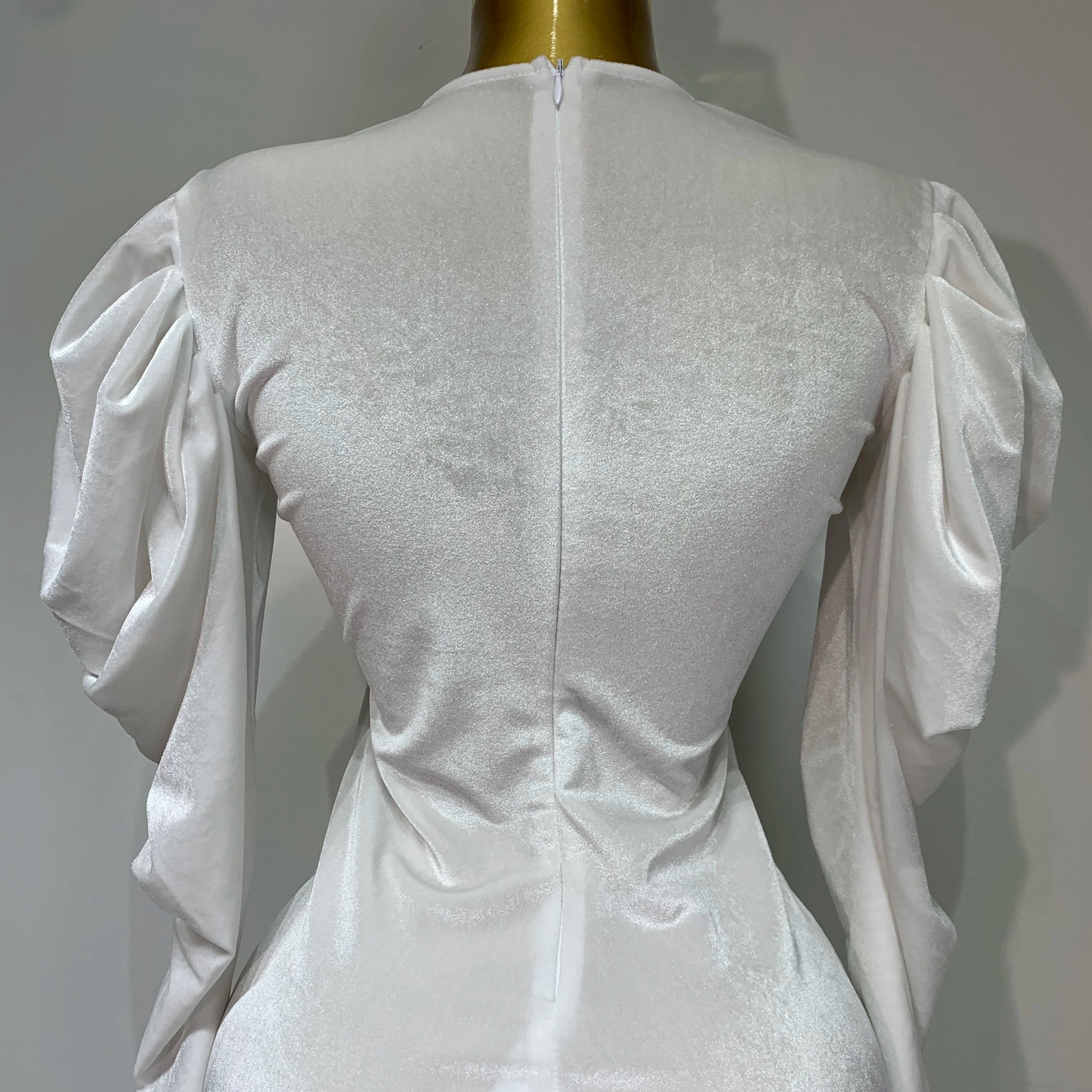 Sparkly Crystals Sexy Mesh Velvet Mini Dress 2025 Women White Elegant Evening Party Luxury Birthday Nightclub Stage Costume