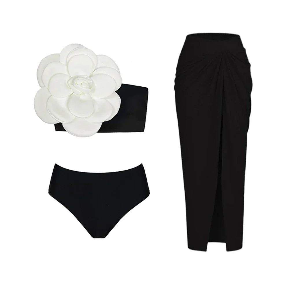 ZAFUAZ Vintage Women Swimwear Two Piece Swimsuit Luxury Bikini Beach Dress Designer Bathing Suit Summer Surf Wear Beachwear Set-9