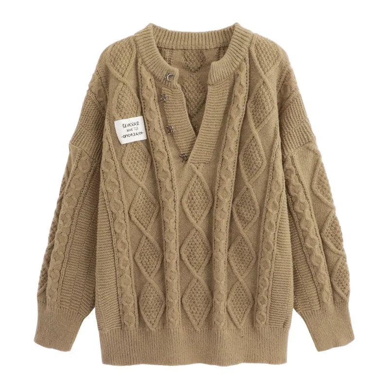 Women's Autumn Winter New Fashion Suit Korean Elegant Knitting Sweater+White Long Sleeve+Pants Three Piece Set Female Clothing