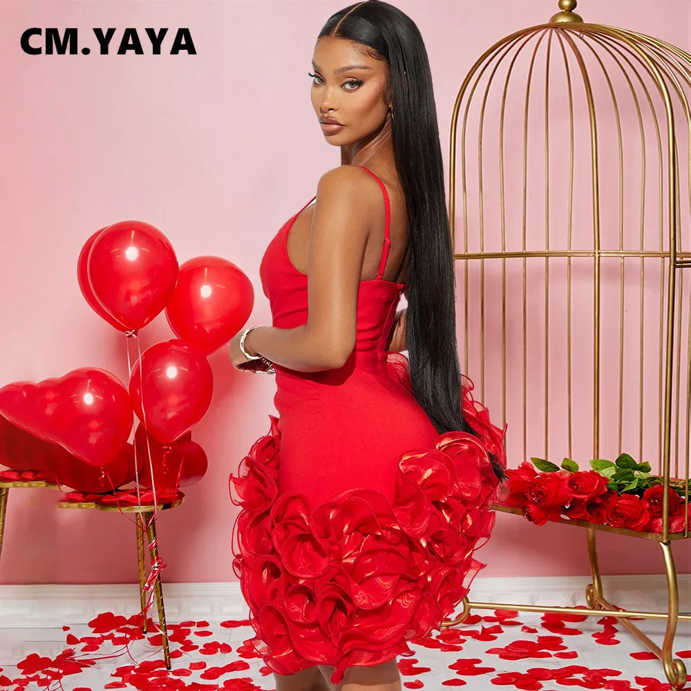 Women V-neck Strap Mult Ruffles Sleeveless Bodycon Mini Dress Sexy Evening Night Party Club irregular Vestidos Dresses