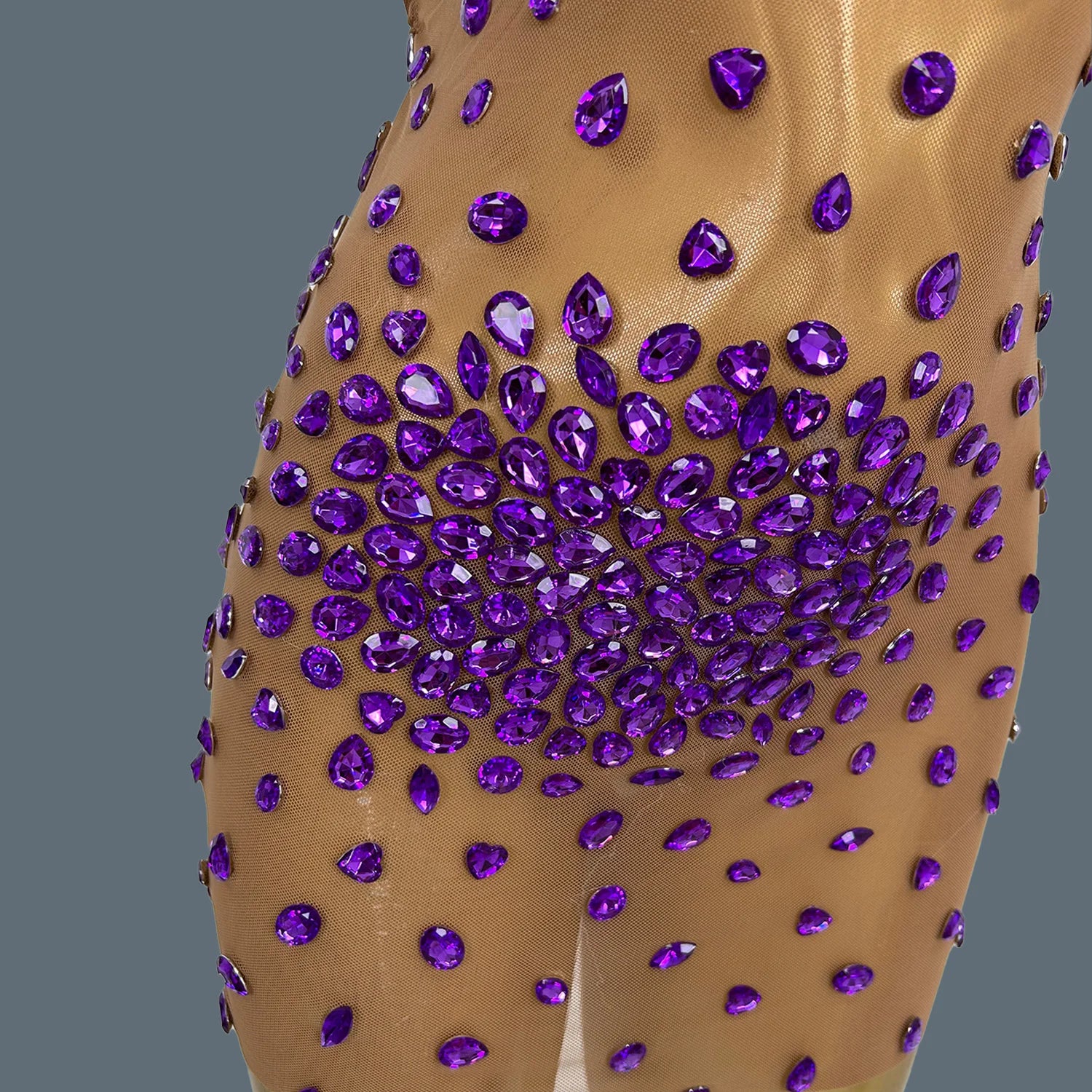 Sexy See Through Mesh Mini Dress Women Deep V Neck Backless Short Dress Club High-end Birthday Party Fancy Girls Outfit Baoshi