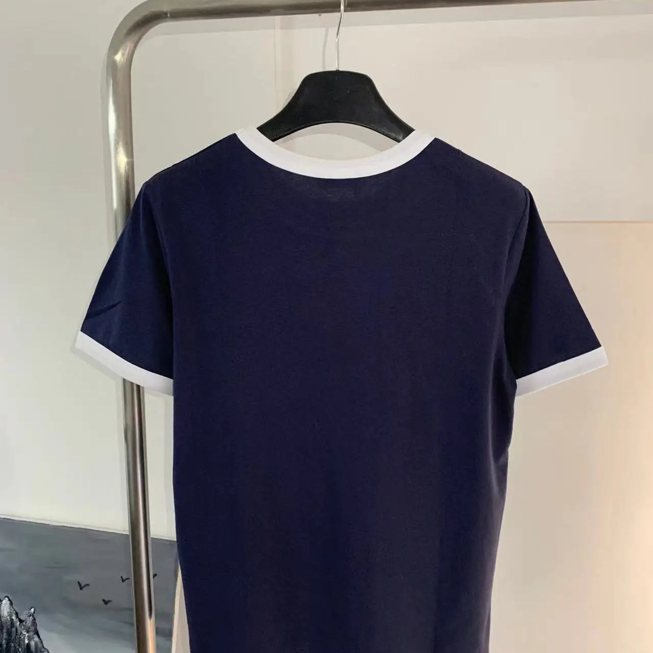 Spring Summer Ladies New T-shirt Fashion loose printing Round Neck Short-Sleeved T-Shirt X249966 black