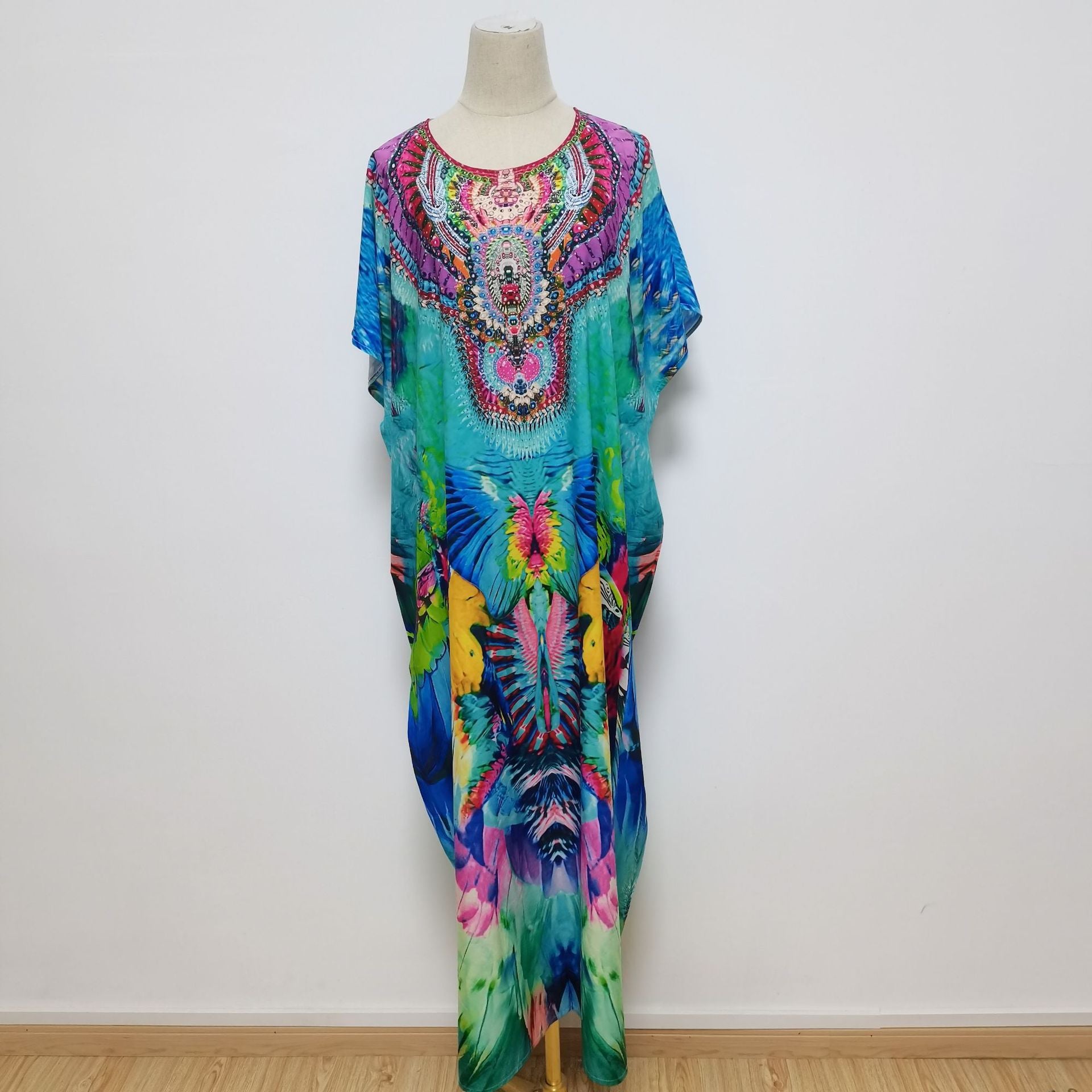 Summer Dress Cover-ups Bathing Suit Beach Outfits Kaftans Bohemian Clothes Pareos De Playa Mujer