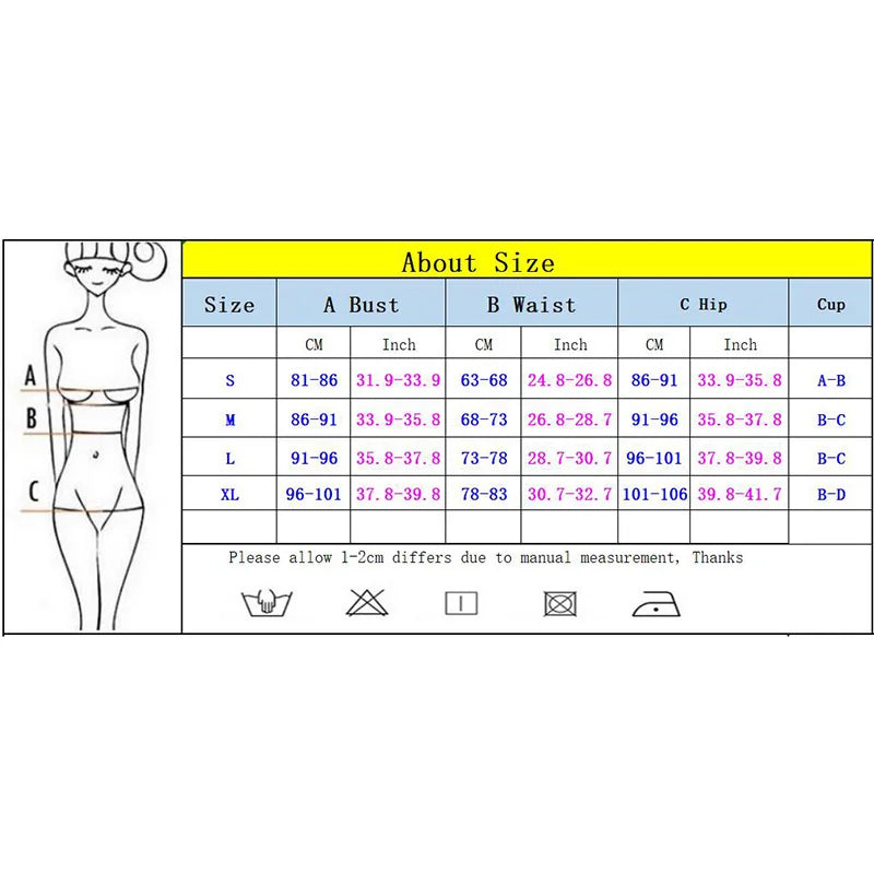 3 Pieces Bikini Women Swimsuit Female Swimwear Sexy Beachwear Swimming Suit Bathing Suit Bikini Set Skirt Zigzag Biquini