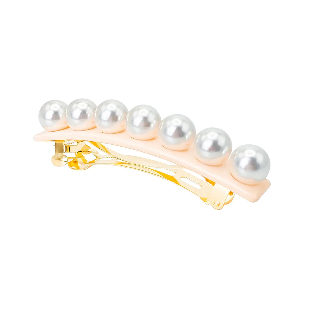 eManco Hair Jewelry Classic Fashion Pearl Side Clips Matching Dresses Gift For Her Princess Accessories Minimalist Factory Price