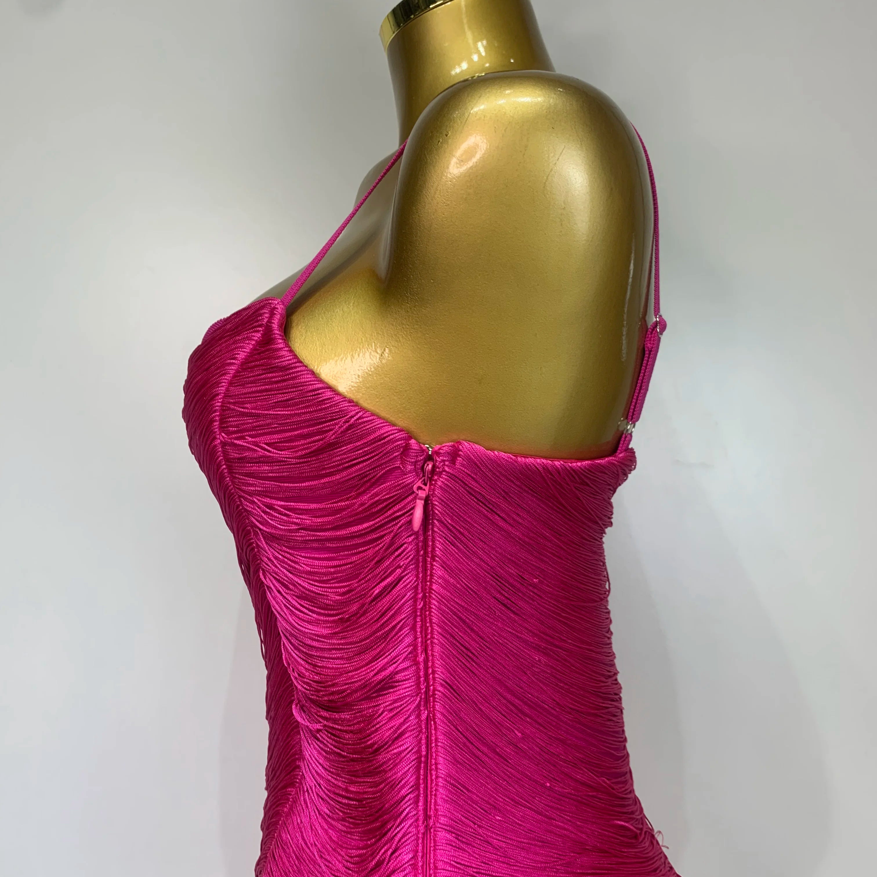Women Sexy Backless Tassel Bodycon Bandage Dresses Celebrity Elegant Evening Party Nightclub Luxury Birthday Party Outfit ﻿