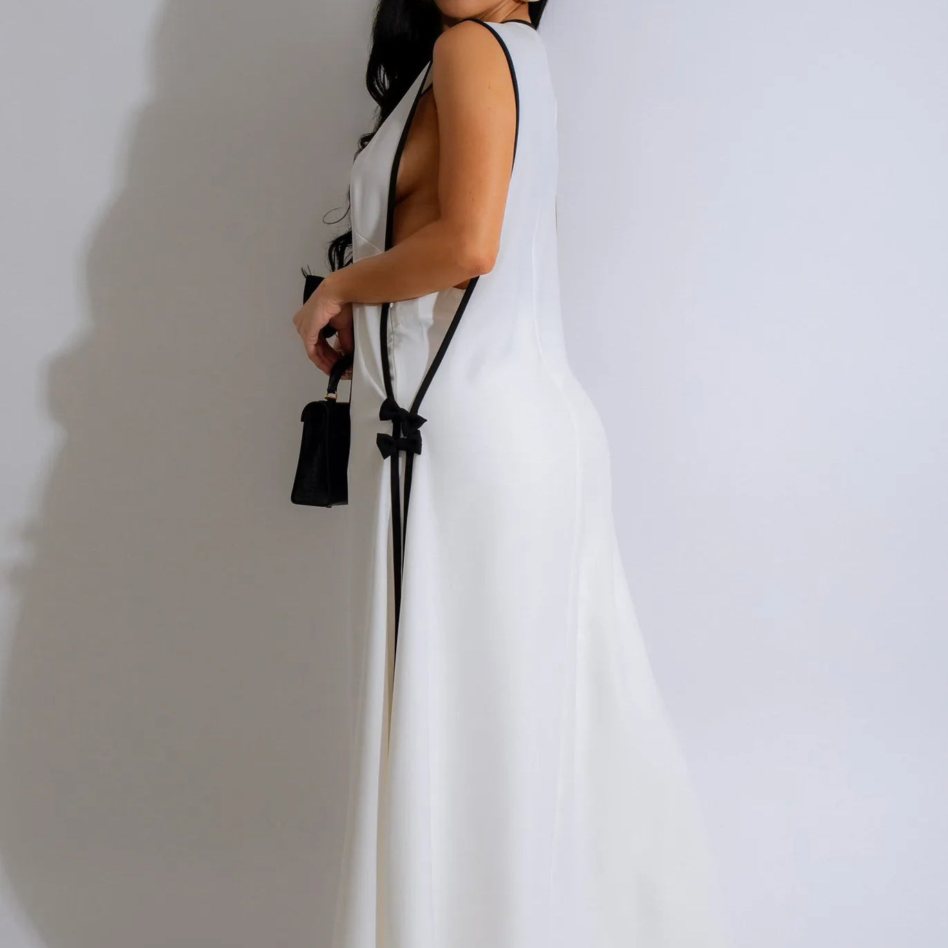 Women Set 3D Flower Sleeveless V-neck X-long Shirt Coats + Wide Leg Pants Two 2 Piece Sets Fashion Outfits 2024 Summer