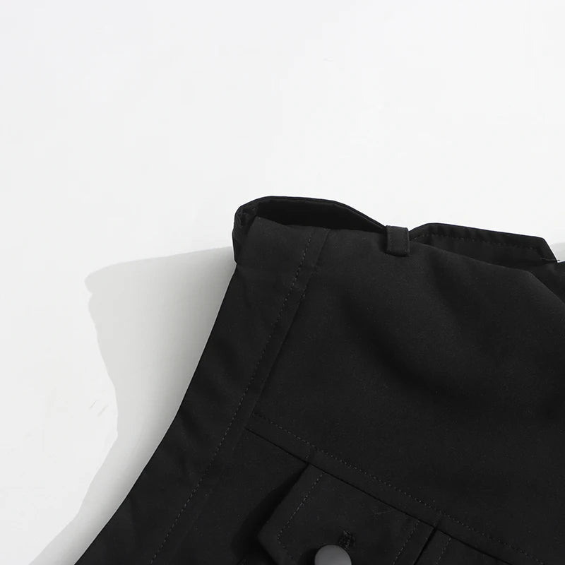 Solid Sheer Spliced Mesh Folds Dress for Women Round Neck Sleeveless Patchwork Zipper elegant Dress Female Fashion