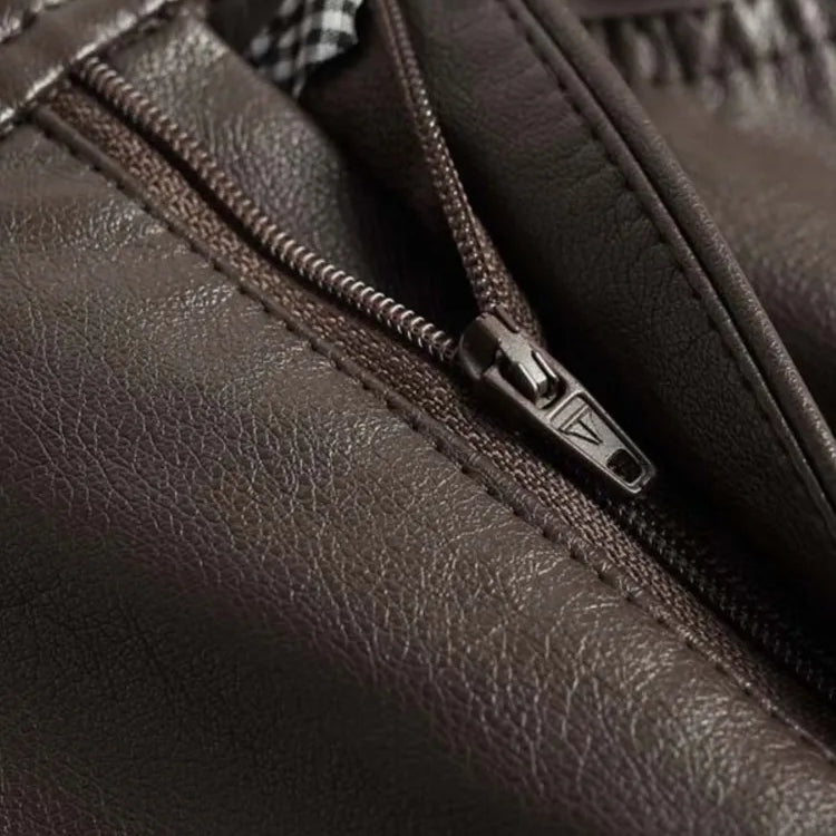 ZUZK Women PU Leather Wed Leg Pants Autumn Winter Fashion Warm Long Leather Pants Elegant LeatherTrousers