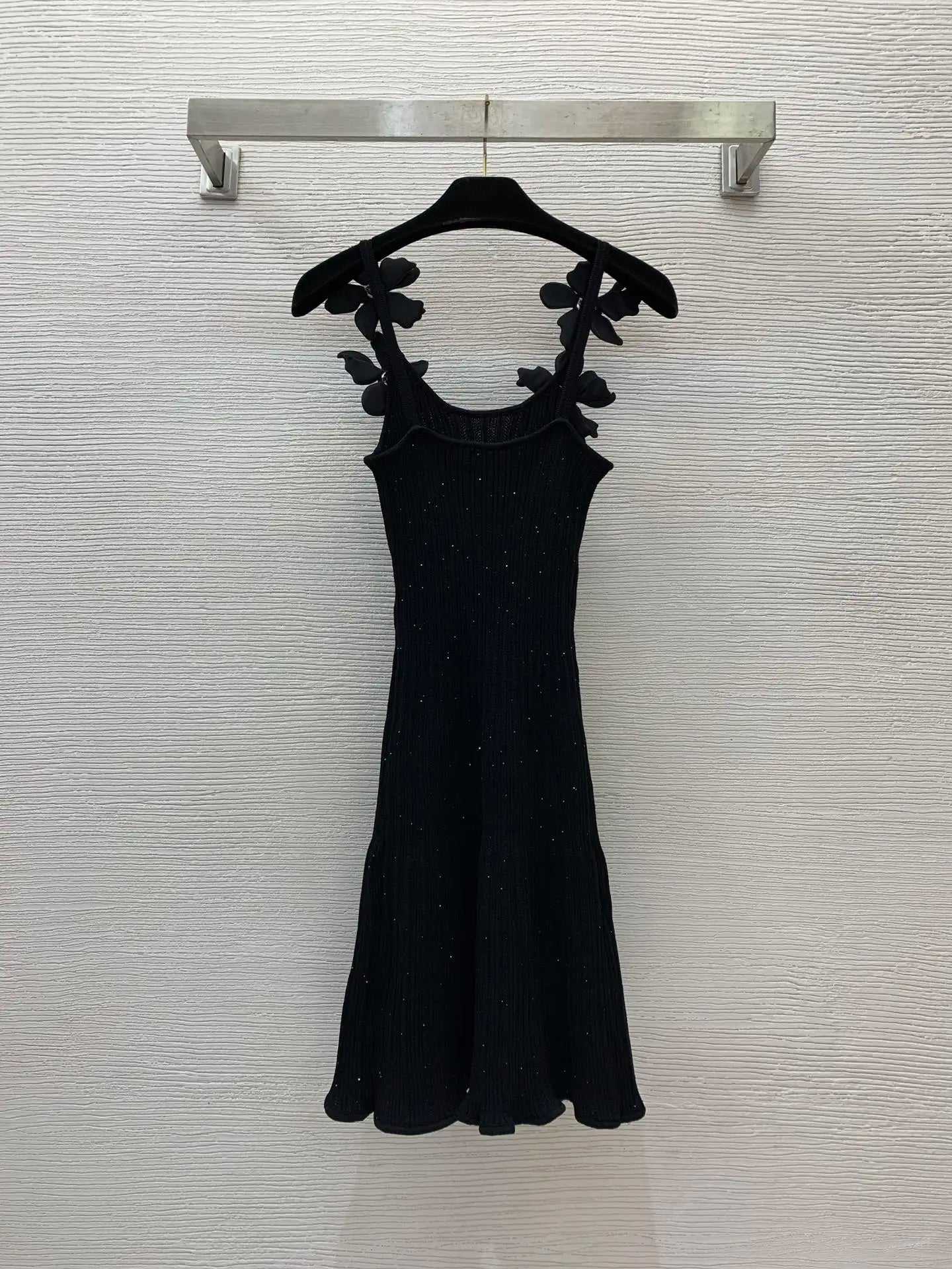 New Summer Women's Dress Fashionable and Sexy Blended Slimming Knitted Slim Strap Women's Dress A