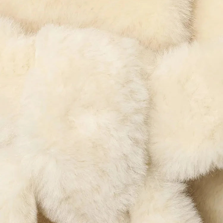 Women Thicken Faux Fur Coats For Autumn Winter Warm Long Sleeve Turn Down Collar Coats Chic New Belt Loose Jacket Street Tops