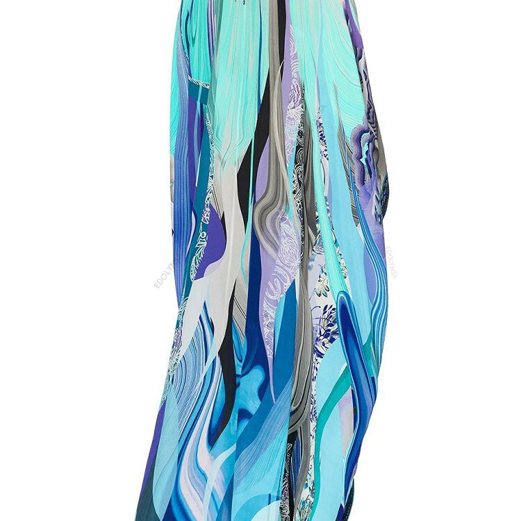 Quick-drying Bohemian Summer Beach Dress Swim Wear Cover Up Tunic Sexy Robe Kaftan