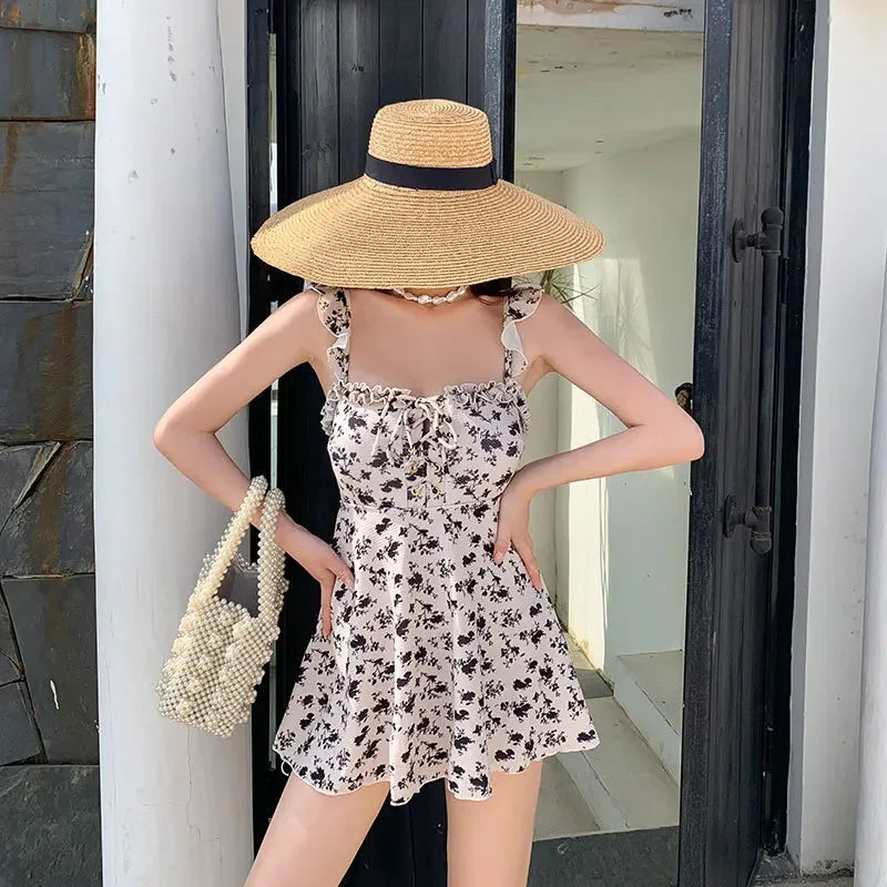 New Fashion Style Sexy Swimsuit One Piece Suit Bathing suit Monokini Swimwear Women's Swimwear Swimming Swimskirt