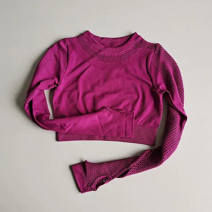 1/2Pcs Seamless Yoga Set Women Gym Sportswear Outfit Yoga Pant Leggings One Shoulder Sports Bra Workout Cloth Tracksuit purple top