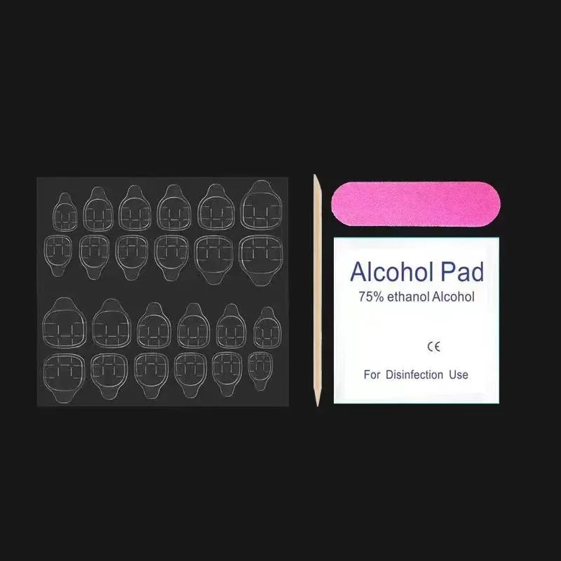 Black Cool Fake Nails Halloween Bat Press on Nails Almond Decorated Nail Tips Rivet Bow False Nails 24pcs Reusable Acrylic Nails