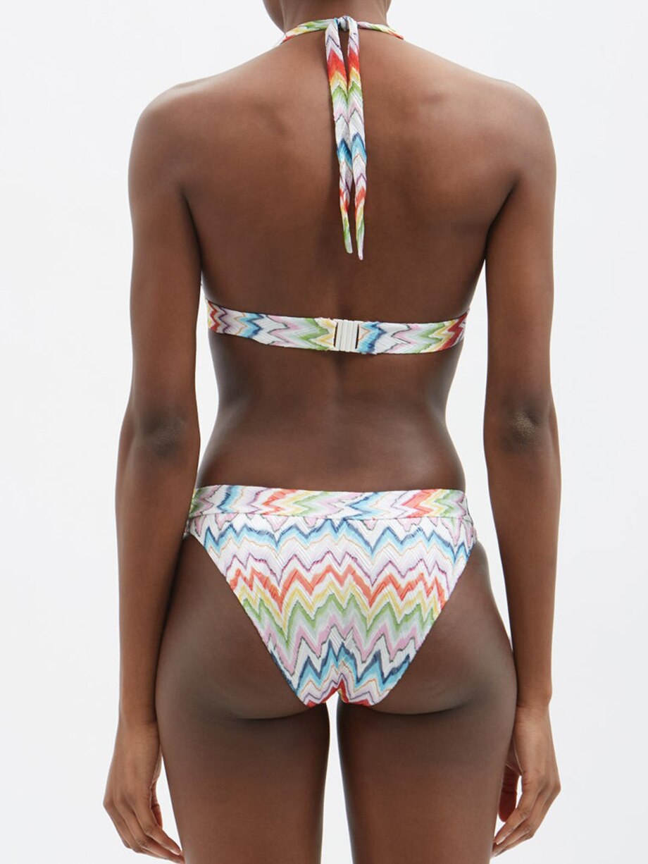 Tankini Fashion Colorblock Rainbow Striped Beach Swimsuit Set - Suit Surf Wear String Bathing Suit Luxury