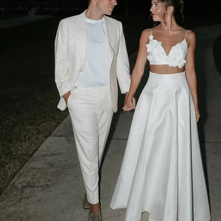 Elegant Women's Backless Satin Maxi Dress Casual Loose V Neck Side Splited Strap Robe 2024 Summer Female Vacation Beach Sundress