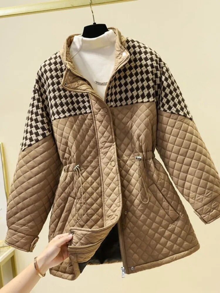 Winter Jackets Women 2024 Oversided Parkas Long Winter Clothes Women Jackets Winter Coat Jacket Korean Fashion Women's Clothing Khaki