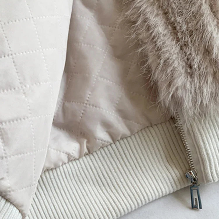 Autumn Winter Loose Casual Hairy Shaggy Soft Warm Faux Fur Coat Women with Hood Long Sleeve Zipper Korean Fashion 2022