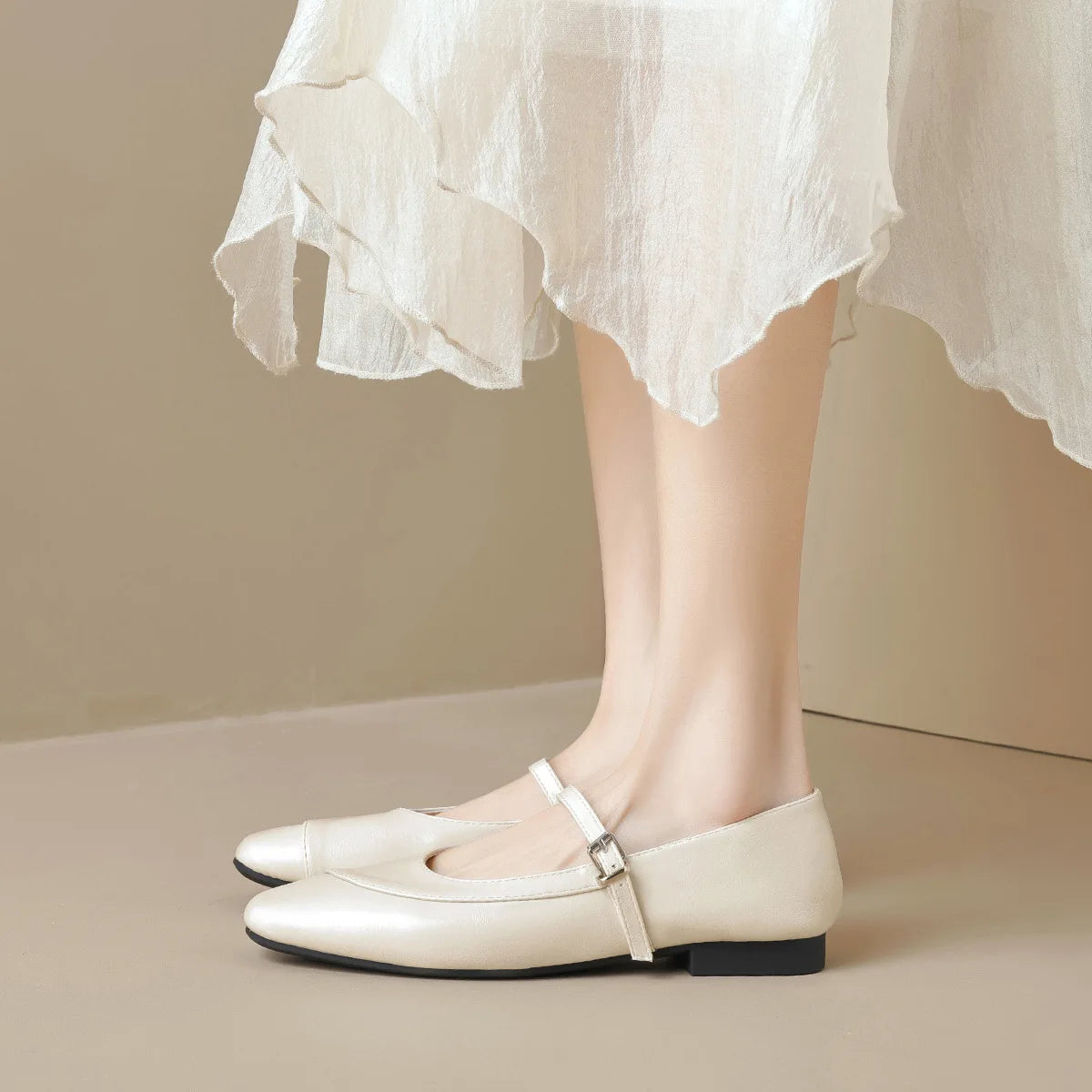 New spring women's shoes Fashionable design Marie-Jane shoes Women's casual high heels and boat shoes Office and party wear