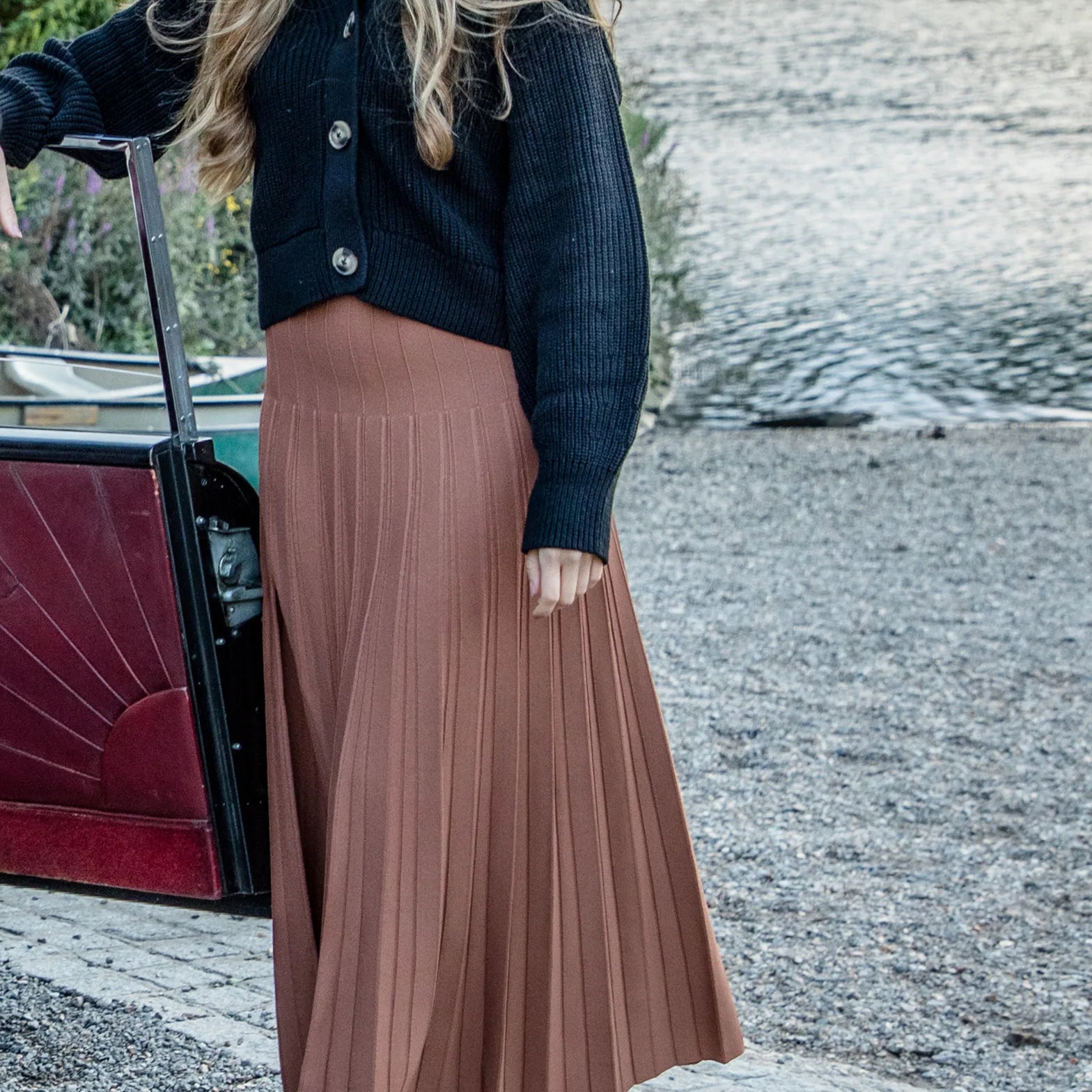 Women Maxi Skirts Female Knitted Long Dress Solid Color Knitting Skirt XS-3XL Plus Size Woman Autumn Winter Skirts Max camel