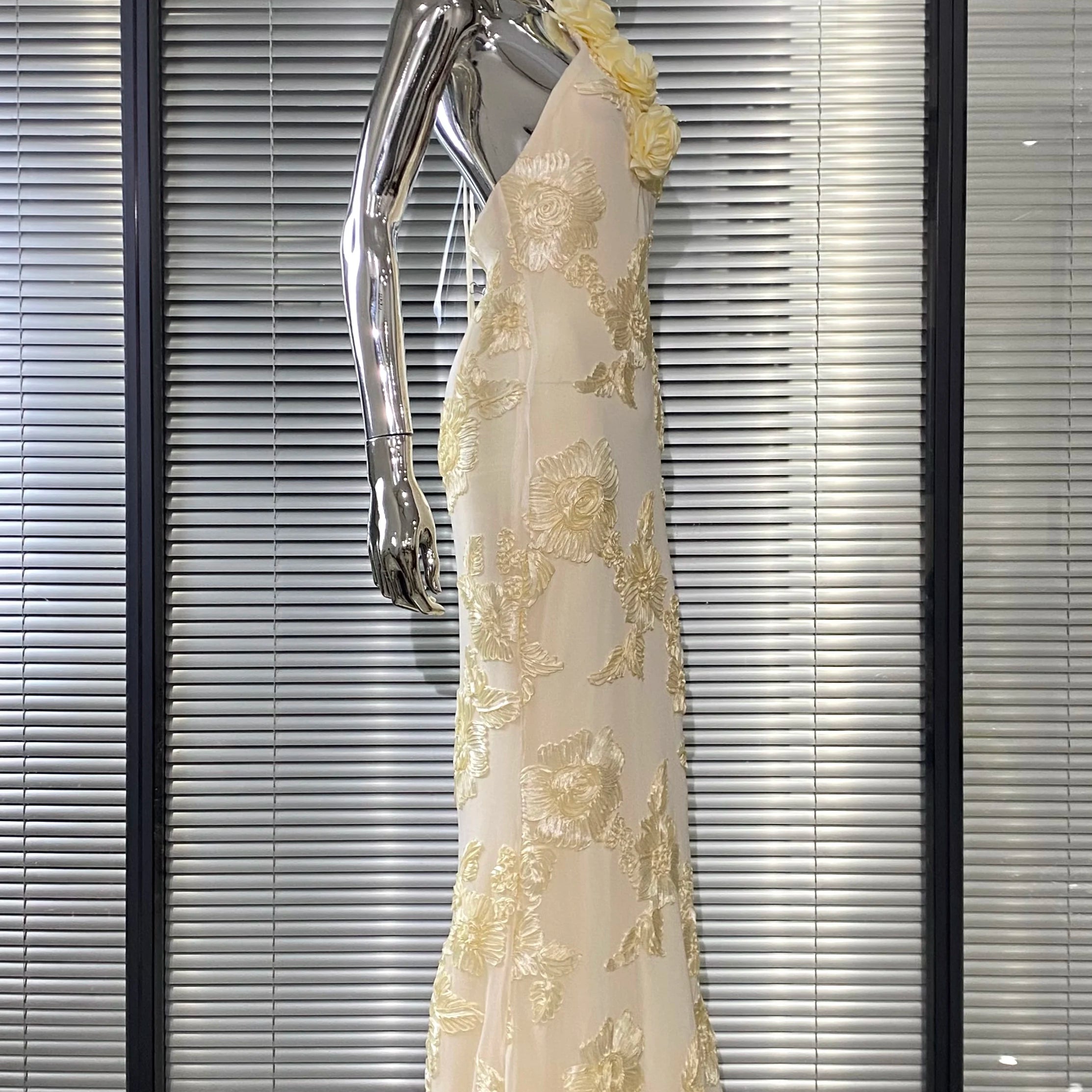 Women Sexy Halter Backless Bodycon Long Dress Florals Fashion Celebrate Birthday Party Evening Dress Outfit