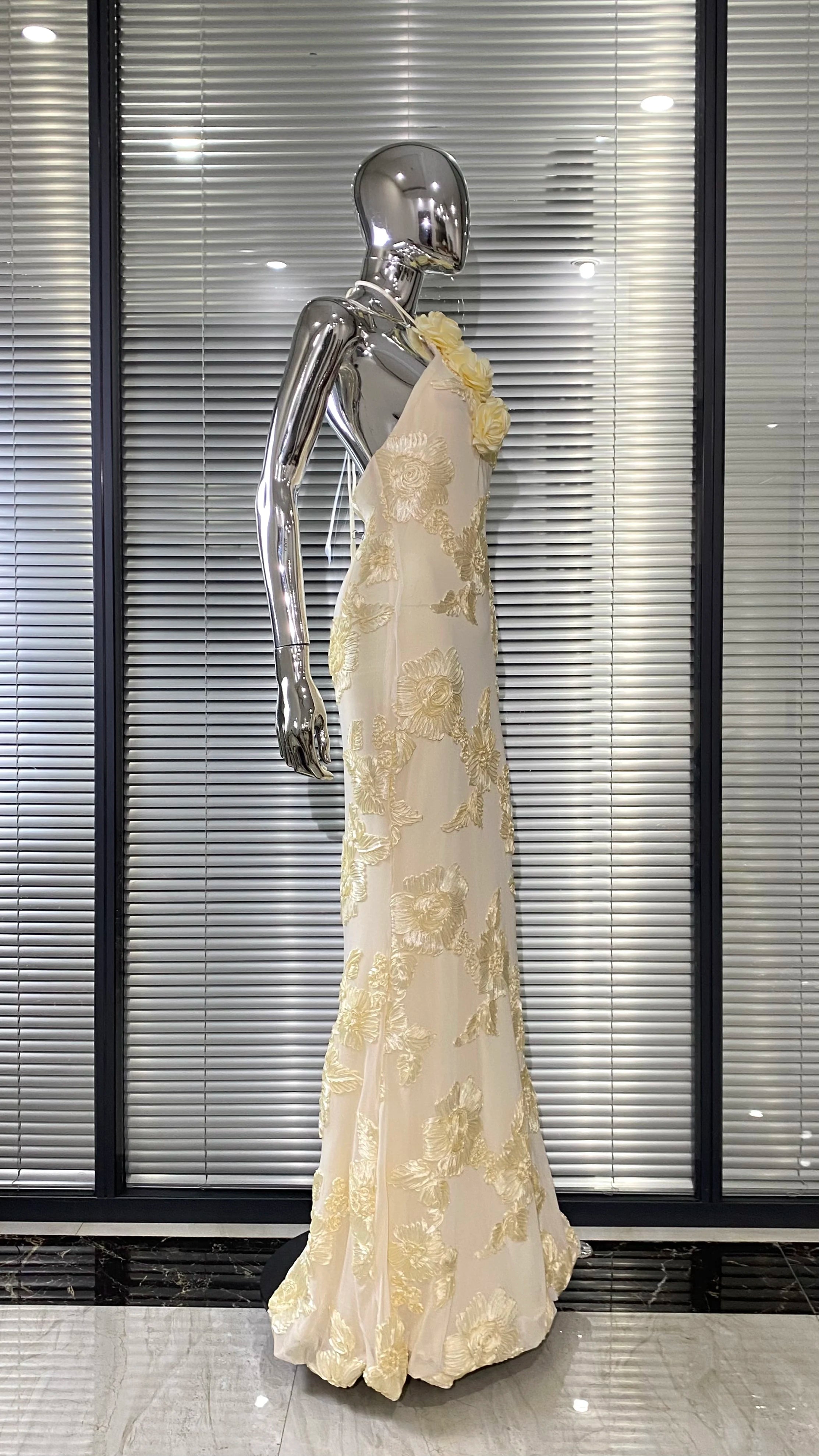 Women Sexy Halter Backless Bodycon Long Dress Florals Fashion Celebrate Birthday Party Evening Dress Outfit