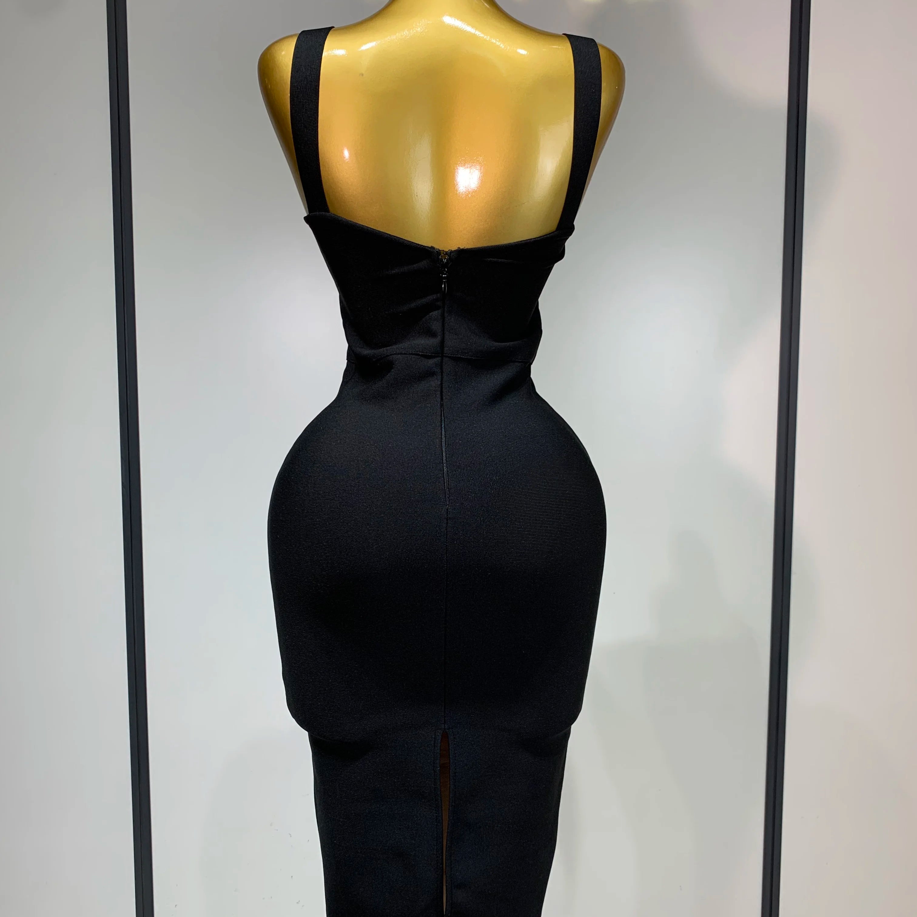 Sexy Black Lace Bodycon Bandage Dress 2025 New Arrivals Women Luxury Vintage Elegant Evening Party Dress Birthday Club Vestido