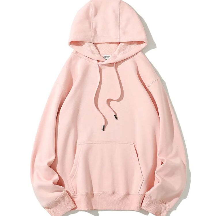 Streamgirl Winter Warm Fleece Hoodies For Women Green White Loose Sweatshirts With Hoodie Pink Pullover Hoodies Women Velvet Top Pink