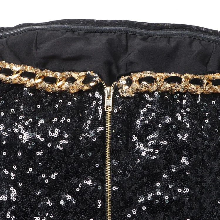 Hit Color Sexy Dresses For Women Strapless Sleeveless High Waist Slimming Patchwork Button Dress Female Fashion New