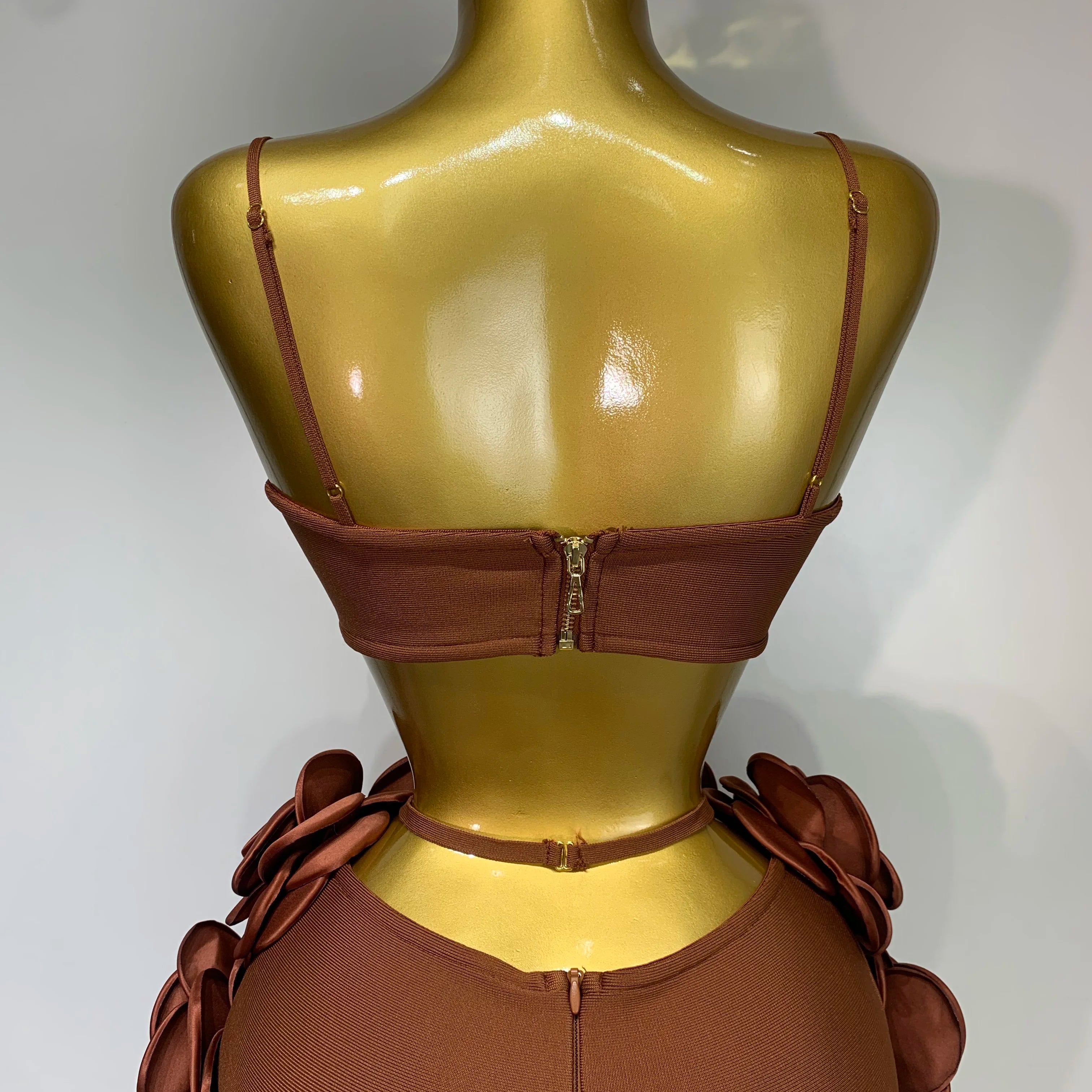 Women Sexy Camisole Floral Bandage Long Skirts 2-Piece Set 2025 Celebrity Elegant Party Cocktail Prom Gown Nightclub Outfit