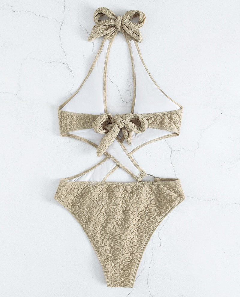 Sexy Hollow Out Monokini Thong