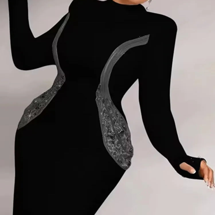 Women Celebrity Sexy Beading Crystal Diamonds Black White Maxi Long Bodycon Bandage Dress 2024 Elegant Evening Club Party Dress black