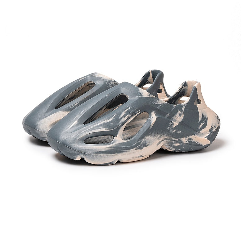 Summer Men Women Slippers Camouflage Platform Outdoor Clogs Shoe Beach Sandals Male Soft EVA Indoor Home Slides Lover Flip Flops Gray