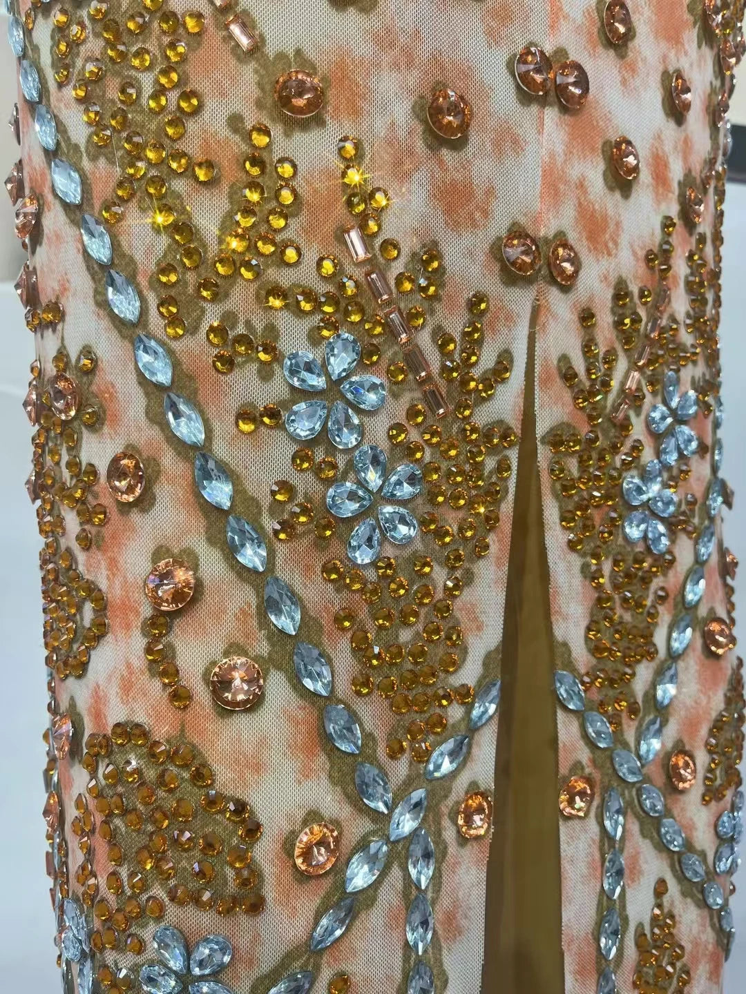 Women's Sexy Backless Strap Deep V Neck Dress Elegant Rhinestone Evening Dress Birthday Celebrate Party Queen Maxi Dress huangye