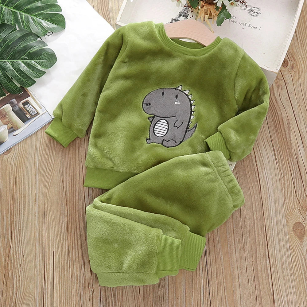 Spring and Autumn Girls Long Sleeve Hoodie Bell Bottoms Two-piece Childrens Fashion Small Casual Sports Suit AZ4232D