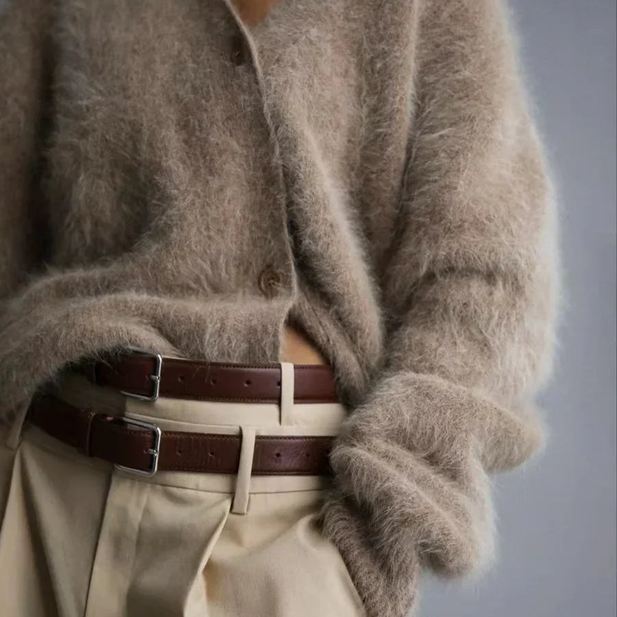 Autumn Elegant Long Sleeve Sweater Women New Single-Breasted Female Casual Cardigan Soft Flexible Knitted Outwear Winter