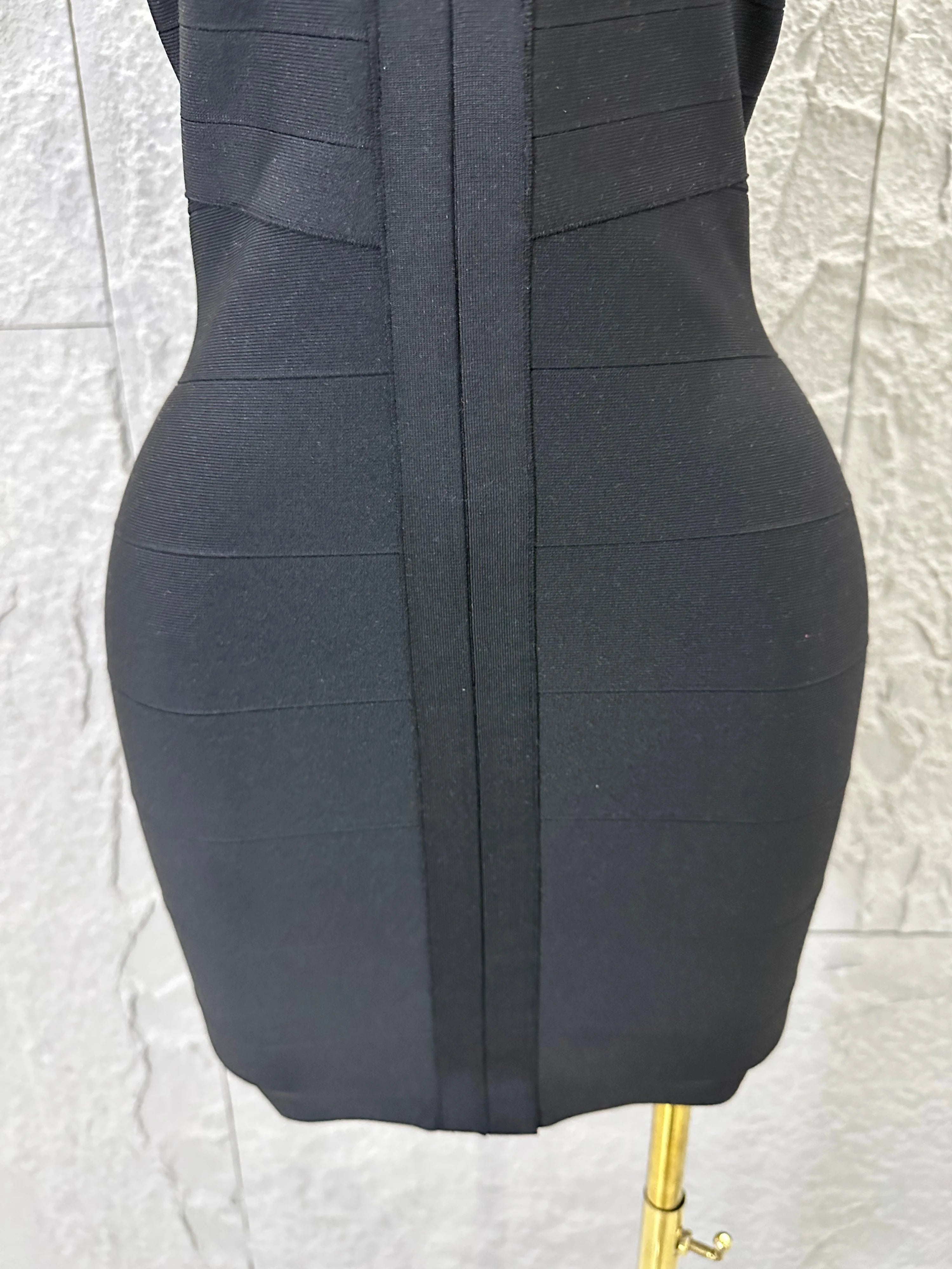 2026 Women Elegant Black Sleeveless Mini Dress Women Sexy Deep V Neck Bandage Form-Fitting Outfit Cocktail Party Costume
