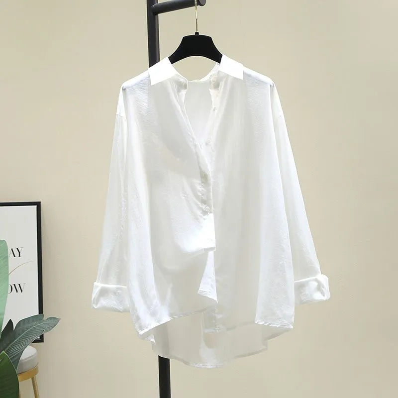 Women Wide Leg Denim Pants Spring Summer Casual White Thin Sun Shirt Sling Vest Jeans 3 Pieces Sets Lady Trousers Blouse Outfits