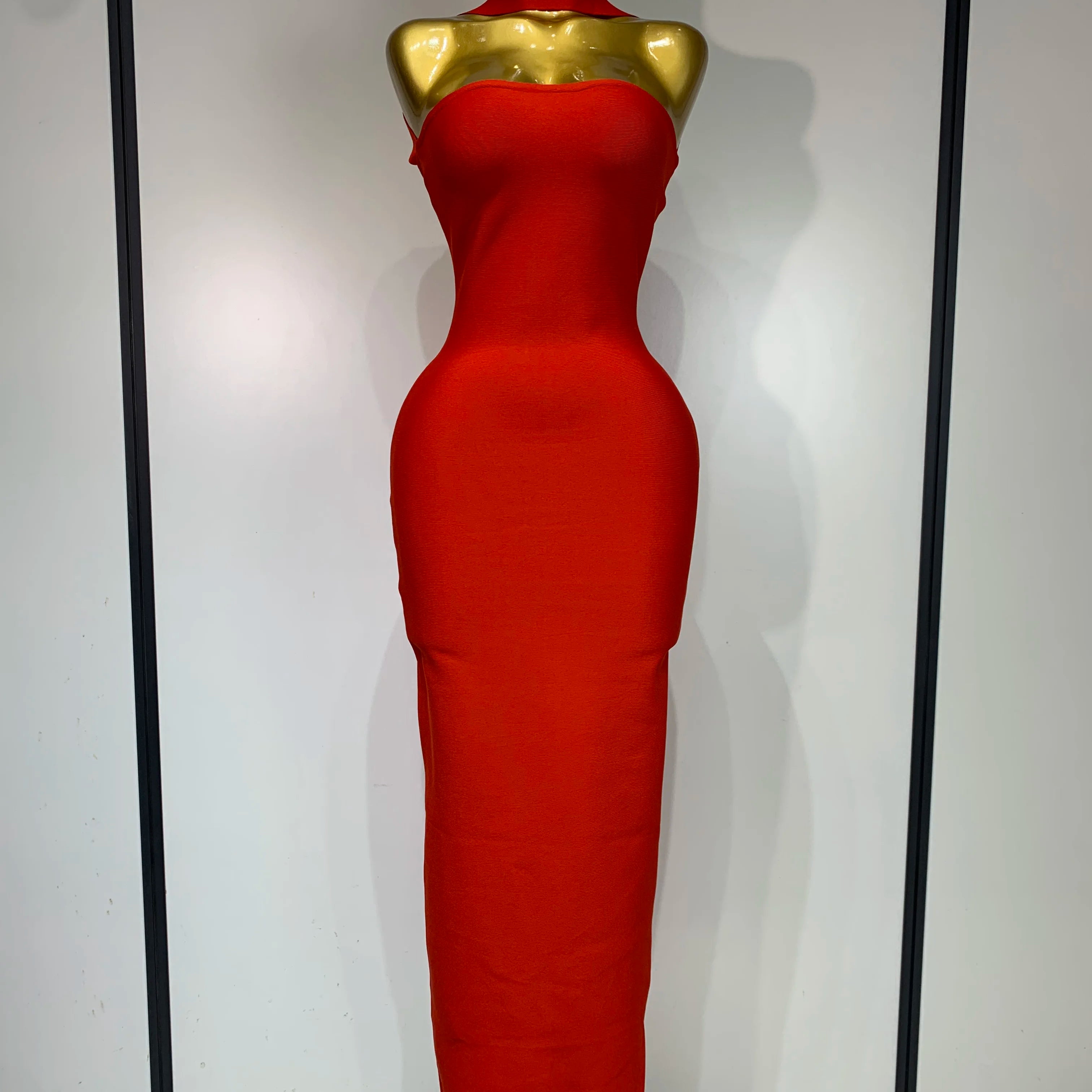 Women Sexy Backless Bodycon Bandage Dress Sleeveless Maxi Long Elegant Dresses 2025 Luxury Birthday Dress Club Party Outfit Red