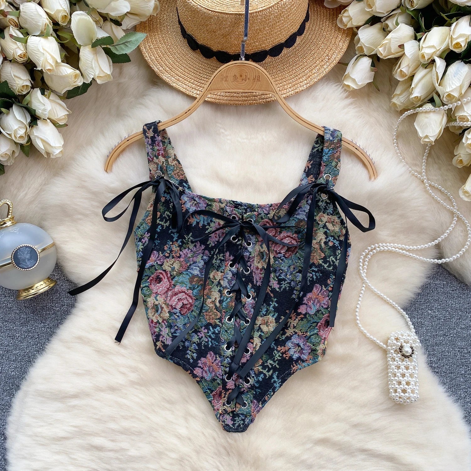 Sexy Jacquard Bandage Tube Top Chic Strapless Camis Slim Korean Tanks Top Elegant Crop Top Autumn Women Corset Bustier 3 One Size