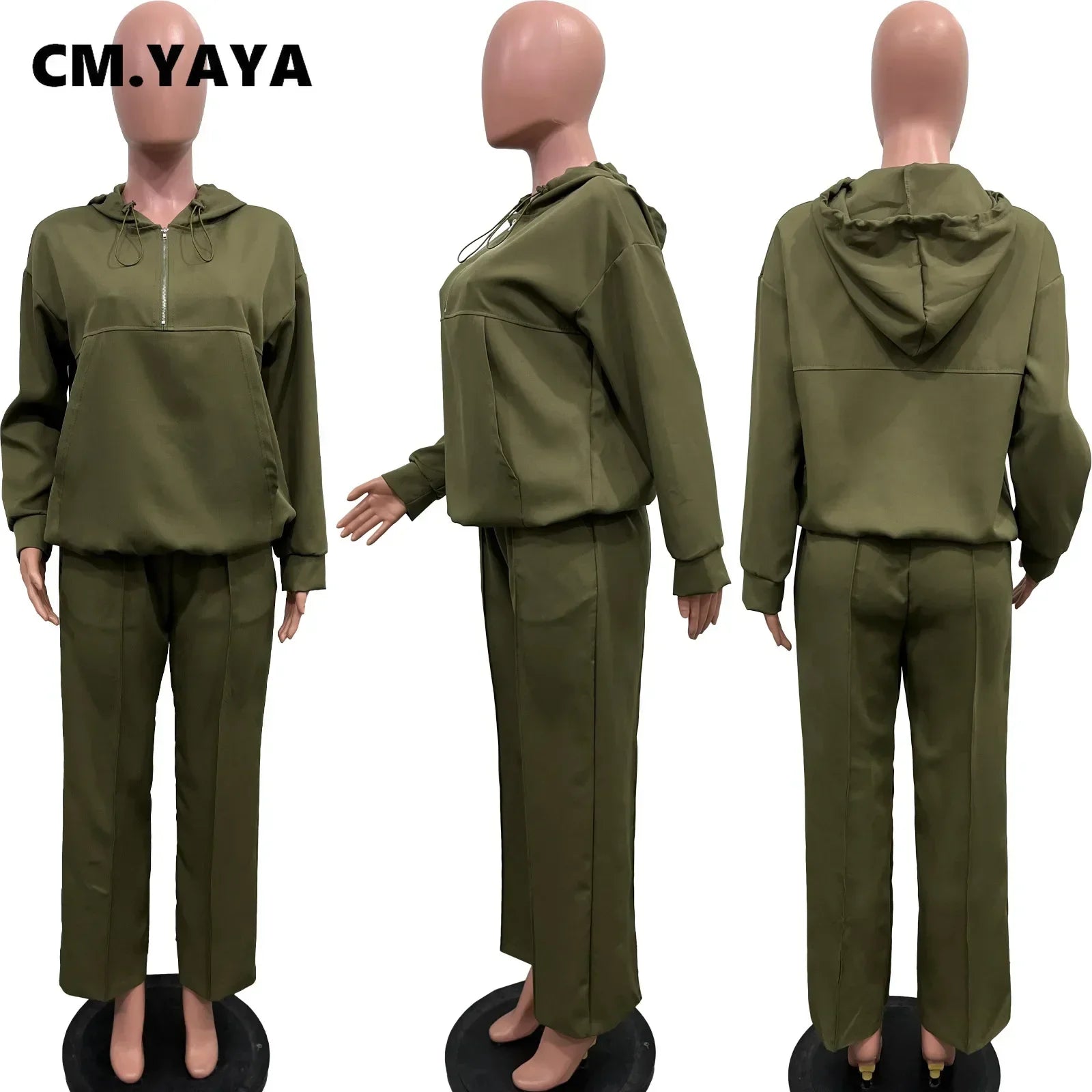 Long Sleeve Women Set Loose Long Sleeve Hoodies Pant Suits 2024 Spring 2 Two Piece Sets Sporty Tracksuits Street Outfits