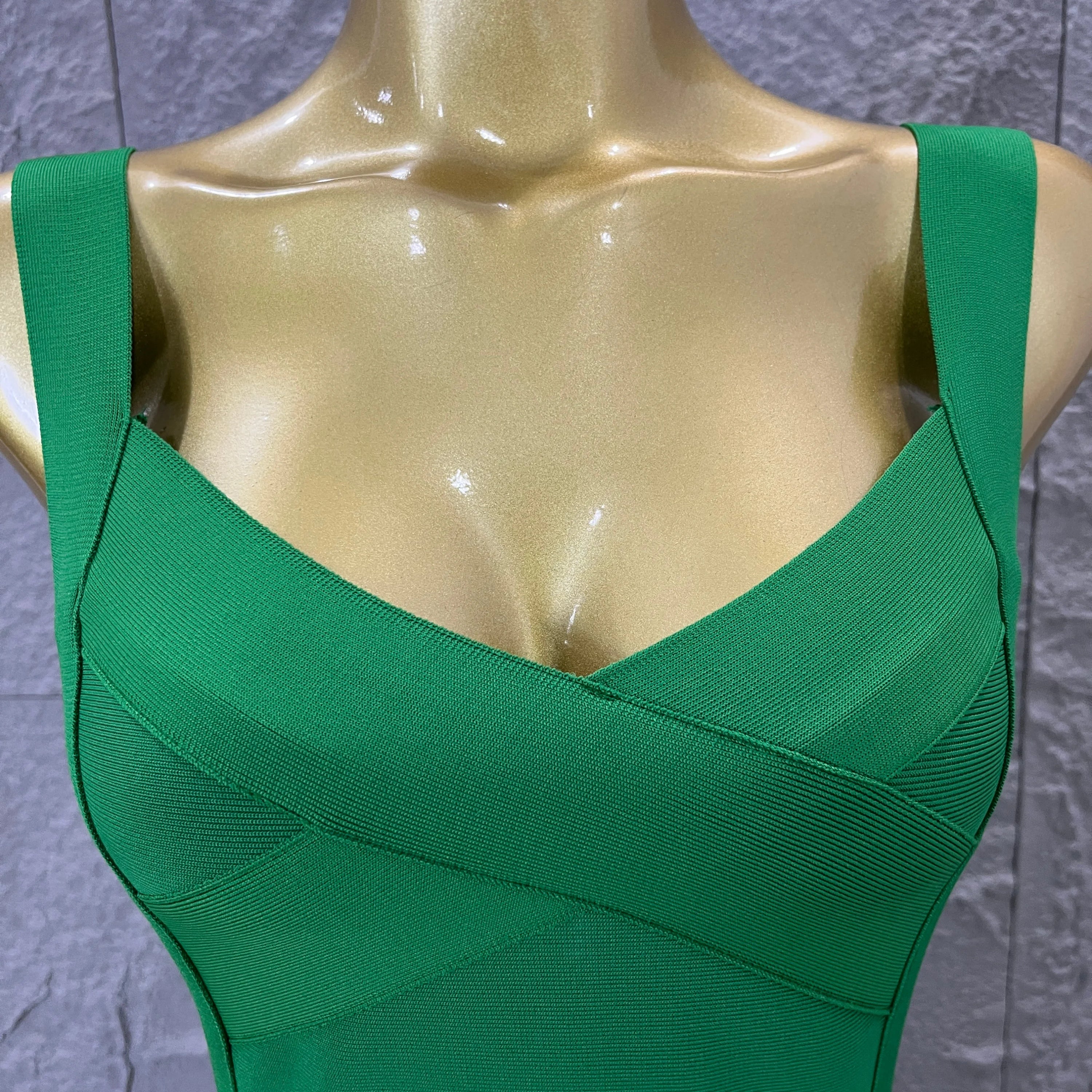Elegant Sweetheart Neck Bandage Dress Crisscross Bust Slim Fit Midi Evening Banquet Formal Dinner Wedding Guest Cocktail Outfit