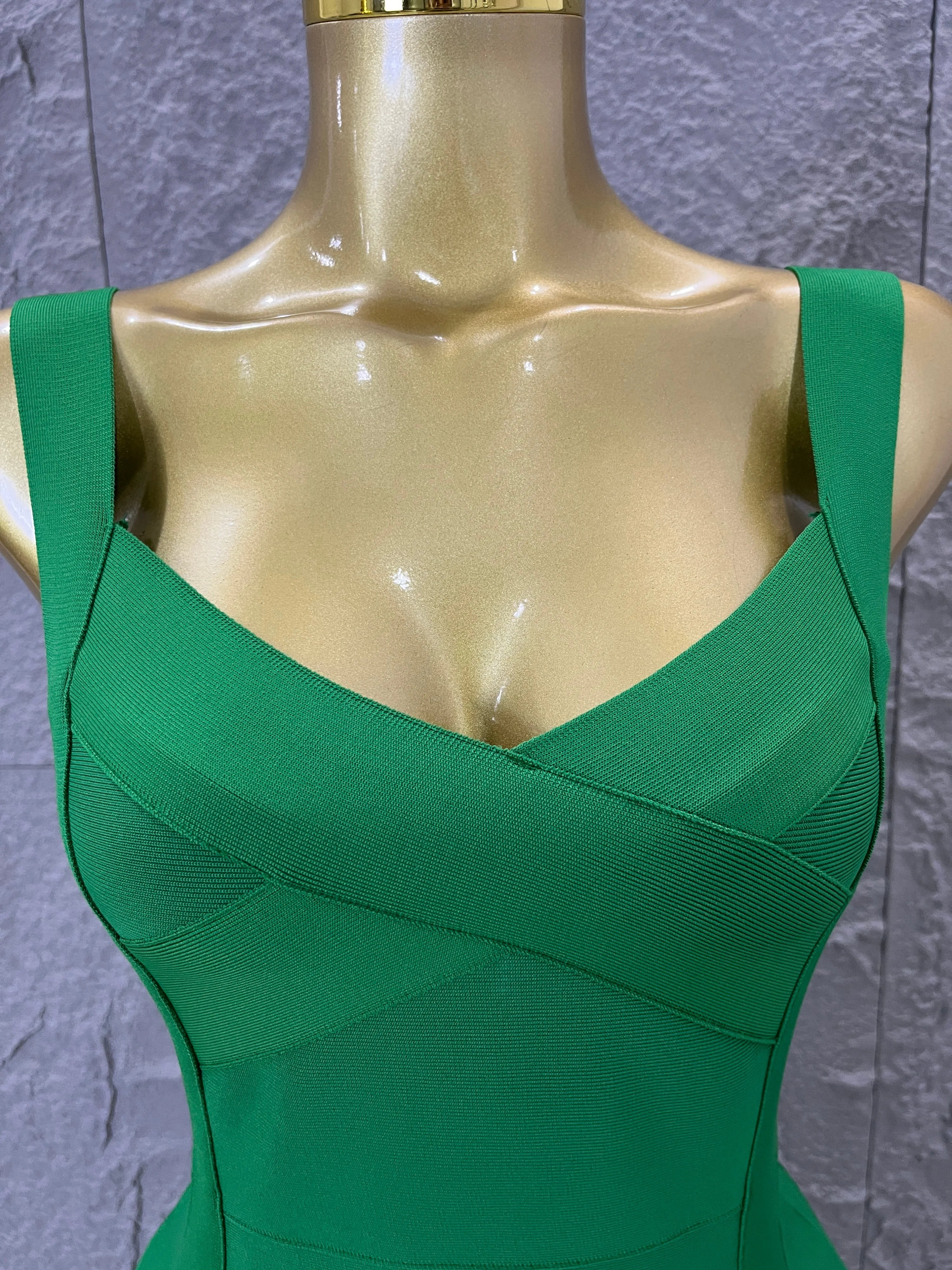 Elegant Sweetheart Neck Bandage Dress Crisscross Bust Slim Fit Midi Evening Banquet Formal Dinner Wedding Guest Cocktail Outfit